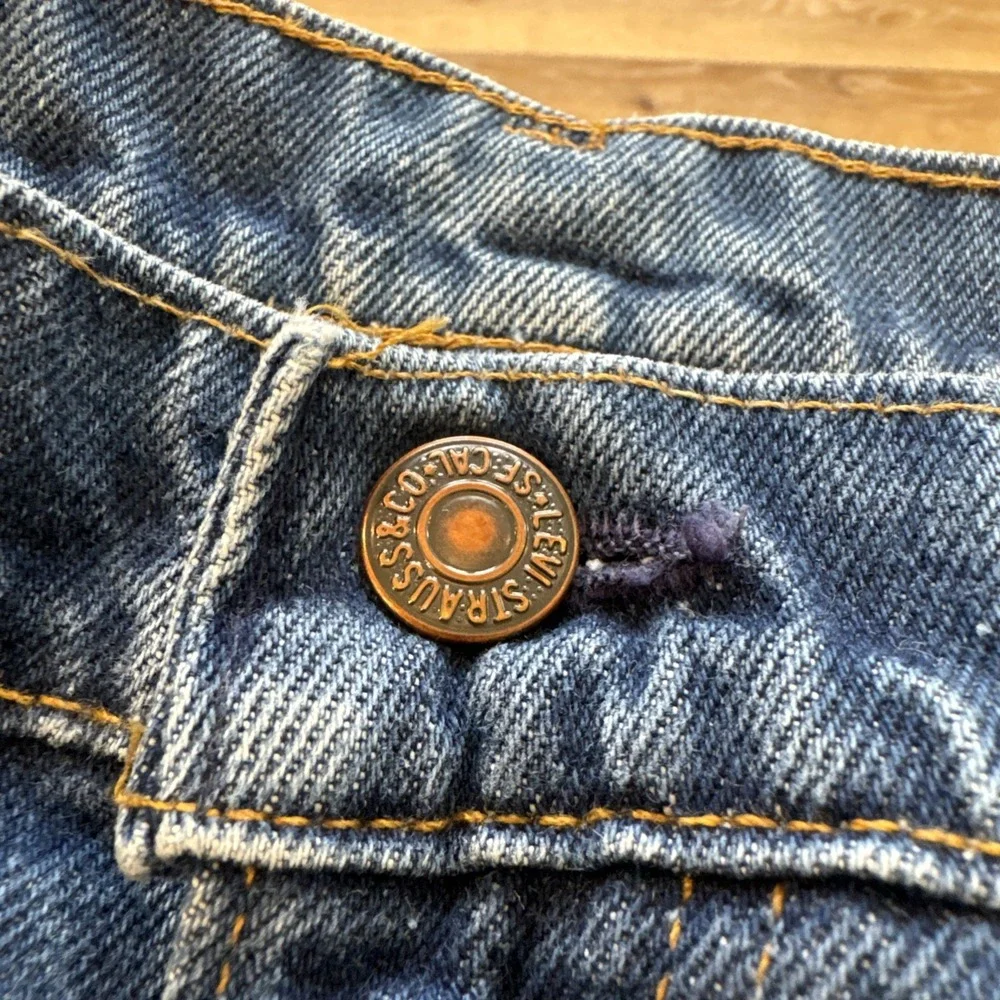 Vintage Levis 505 Jeans Mens 34 x 30 Relaxed‎ Fit 80s Denim Straight Leg